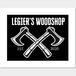 legiers woodshop - Minimalist Light Posters and Art